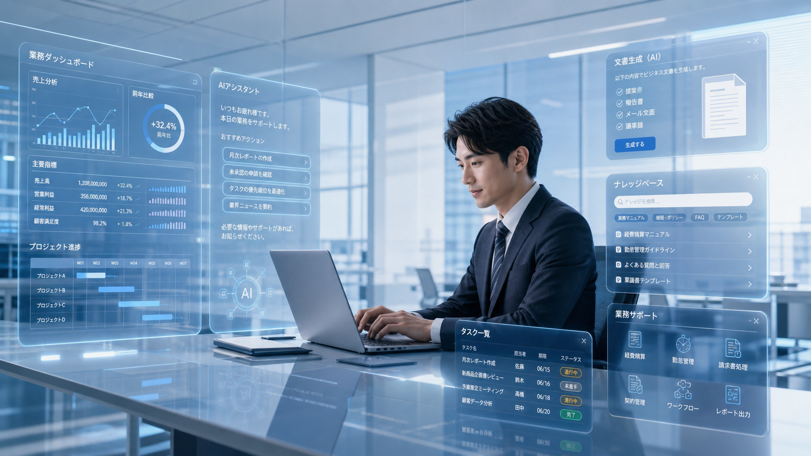 データ分析とDX推進を行うコンサルタント